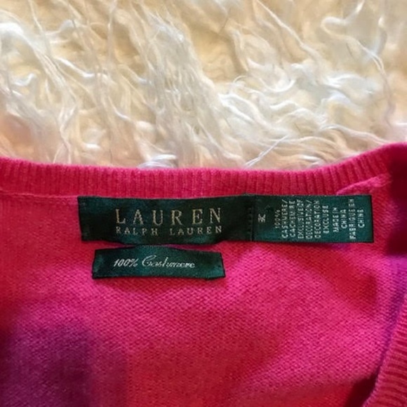 Pink Ralph Lauren Cashmere Sweater - Picture 4 of 4